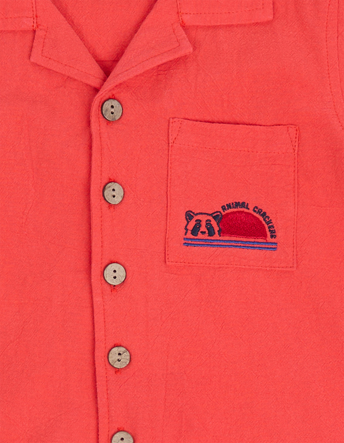 Animal Crackers Sunburst Shirt in RED