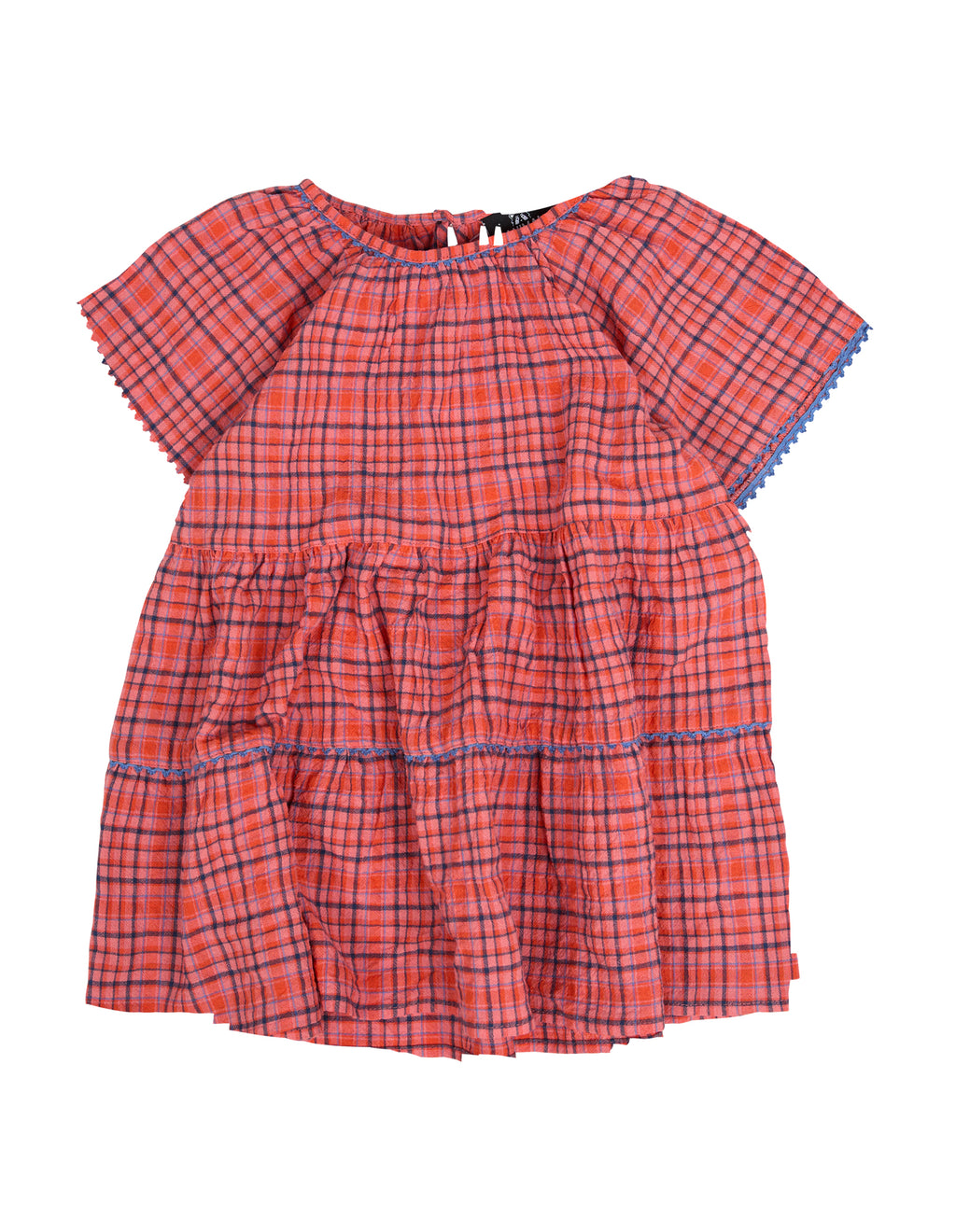 Animal Crackers Sunset Dress in CHECK