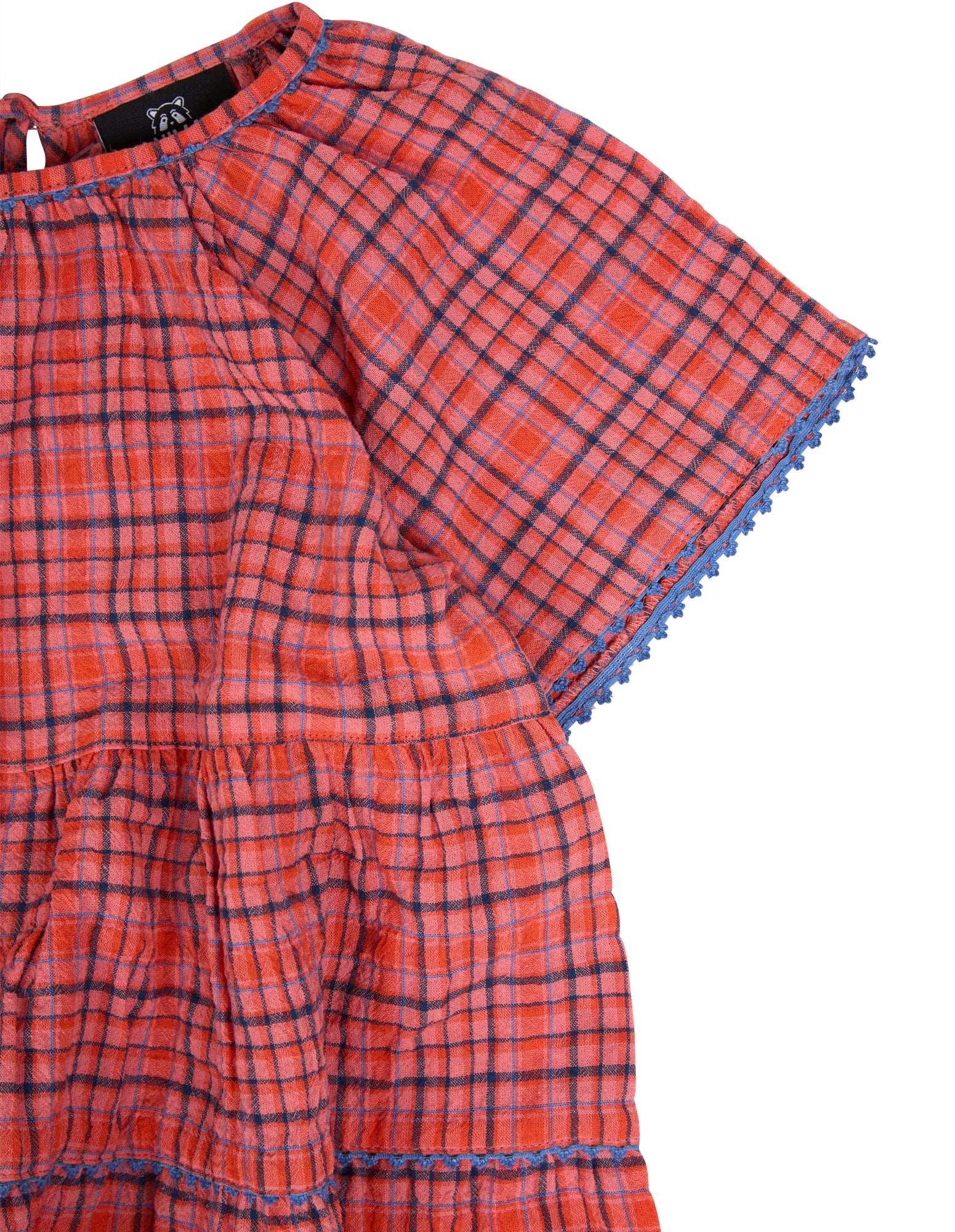 Animal Crackers Sunset Dress in CHECK