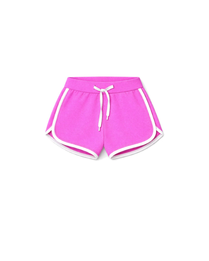 Milky Clothing Super Pink Terry Towelling Short in Pink