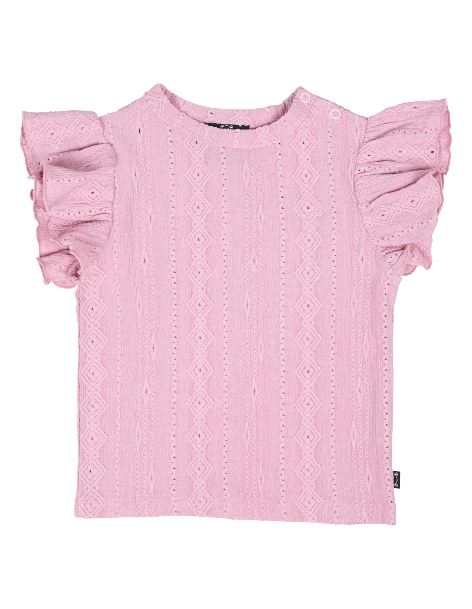 Animal Crackers Textured Top in PINK