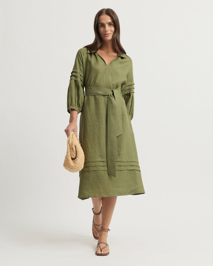 Yarra Trail Tirari Day Dress in LAWN