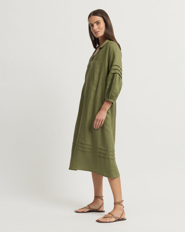 Yarra Trail Tirari Day Dress in LAWN
