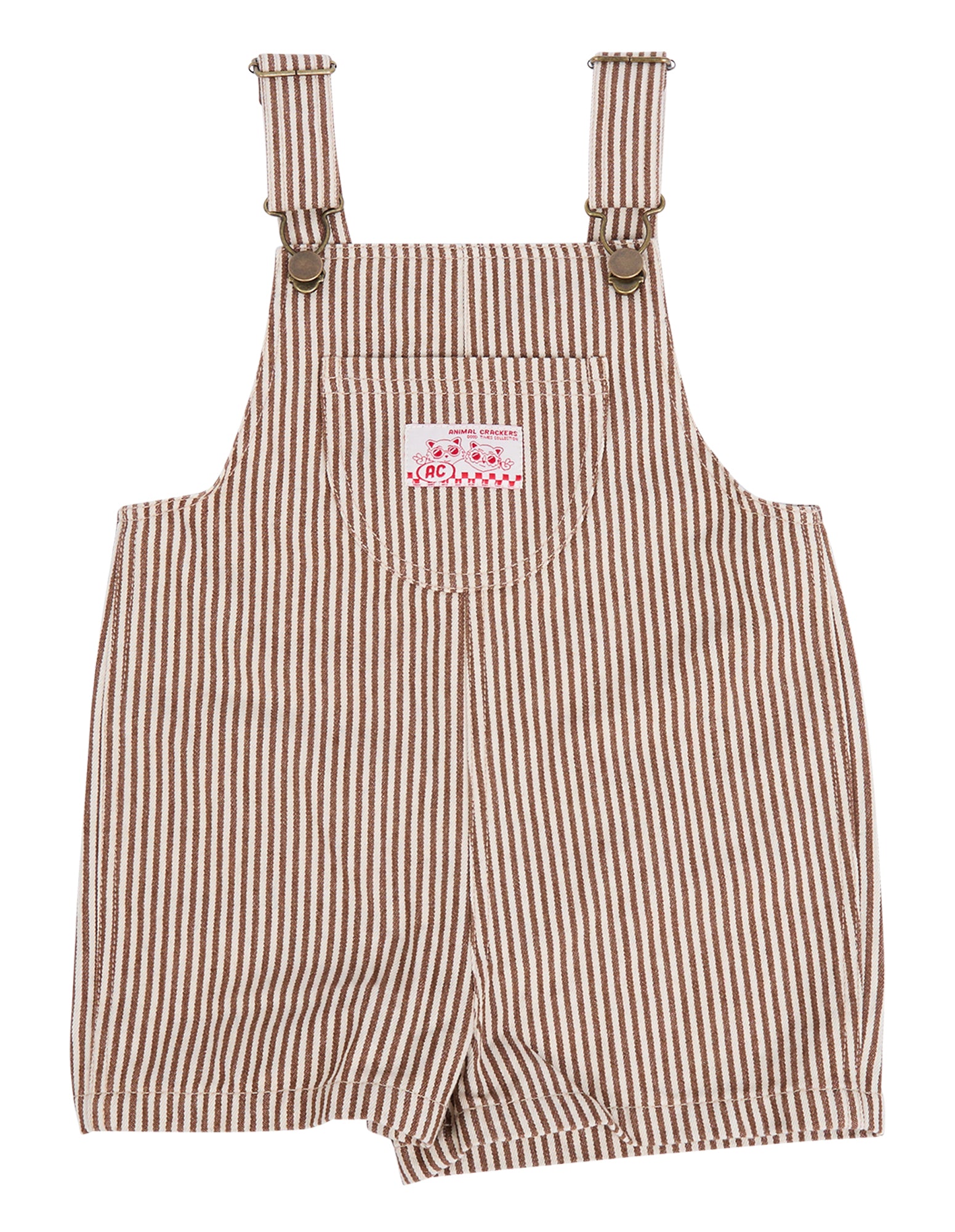 Animal Crackers Trailblazer Overalls in STRIPE