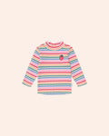 Huxbaby Tutti Frutti Stripe Rib Skivvy in MULTI
