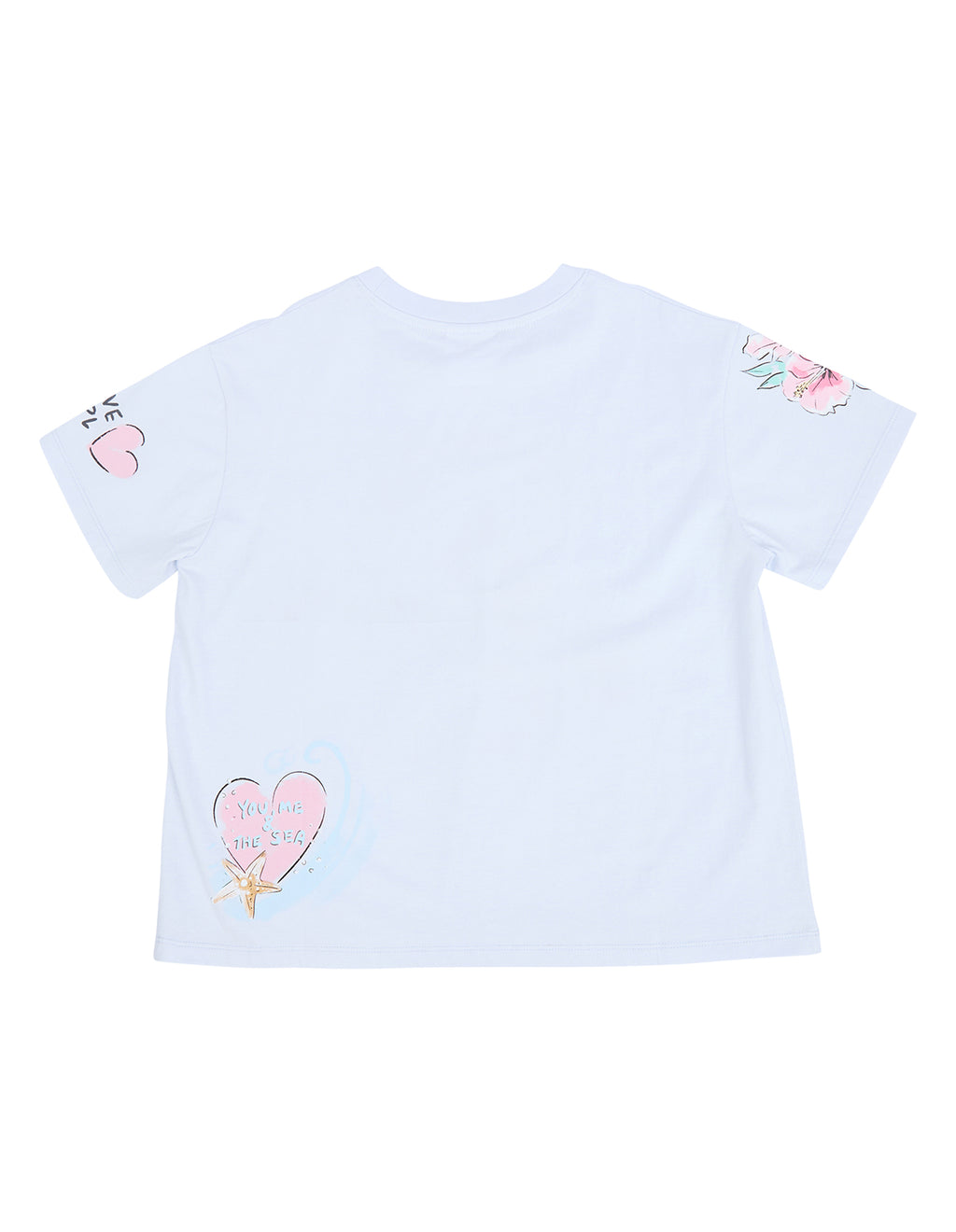 Eve Girl Under The Sea Tee (Size 3-7) in LIGHT BLUE