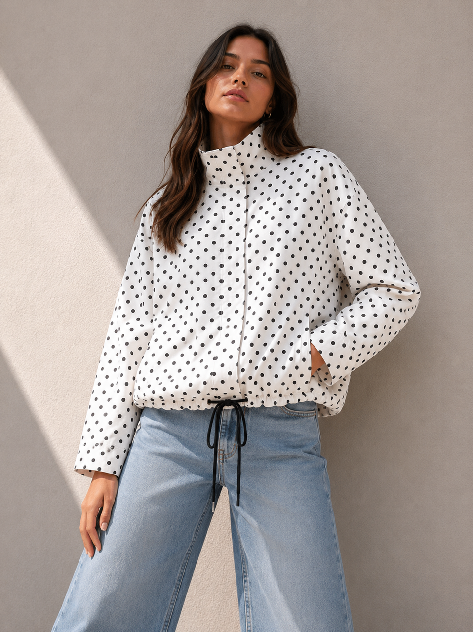 Smaibulun - Polka Dot Spray Jacket