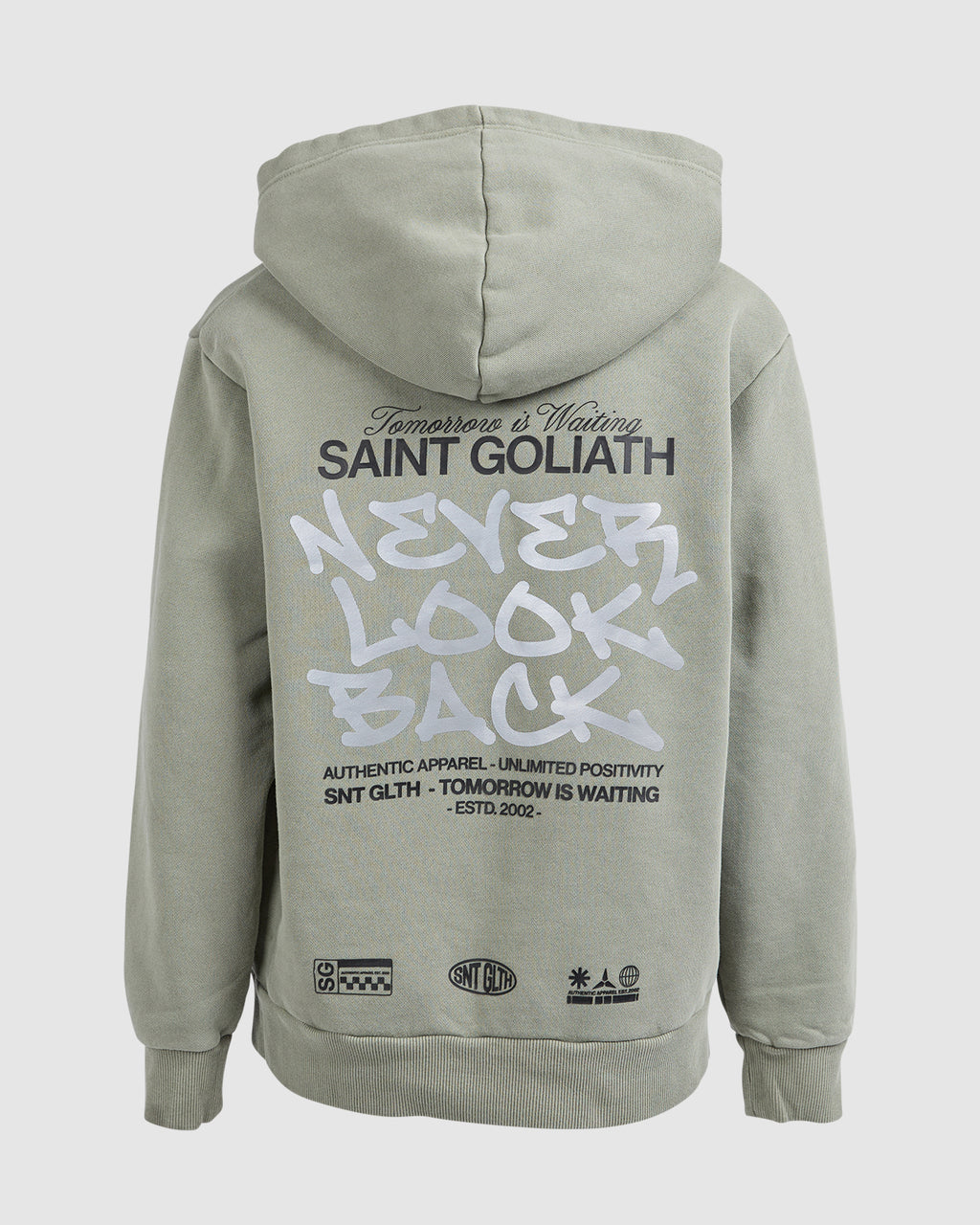 St Goliath Boys Upside Hoodie (Size 3-7) in KHAKI