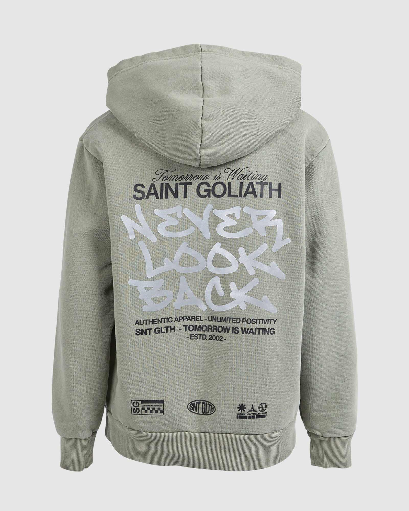 St Goliath Boys Upside Hoodie (Size 8-16) in KHAKI