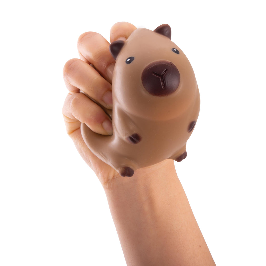 Discovery Zone Squishy Capybara Cdu 12pcs Brown in Single