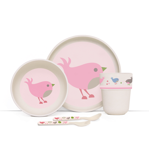 PENNY SCALLAN – Bamboo Meal Time Set – Chirpy Bird