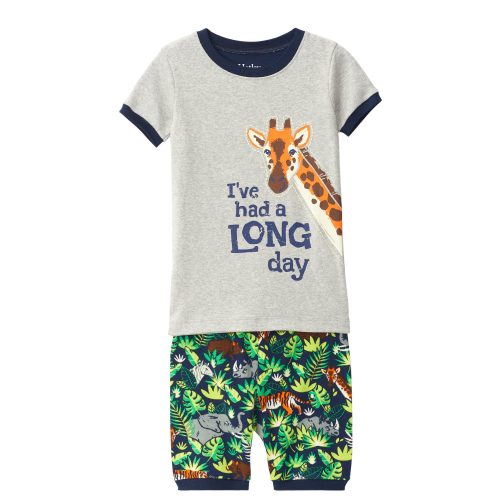 Hatley – Jungle Safari Organic Cotton Short Pajama Set