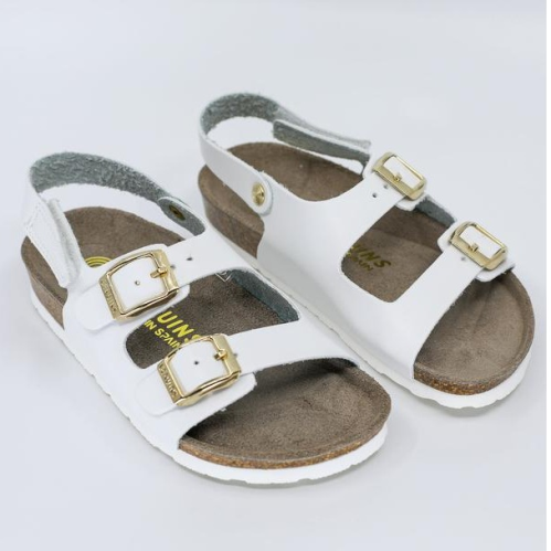 Genuins – Kindu Vachetta Sandal in White