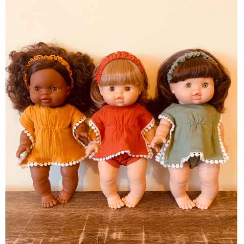 Dolls Clothing – Poncho 3pc