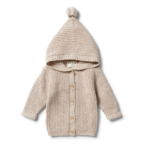Wilson&Frenchy – Knitted Jacket – Oatmeal Fleck