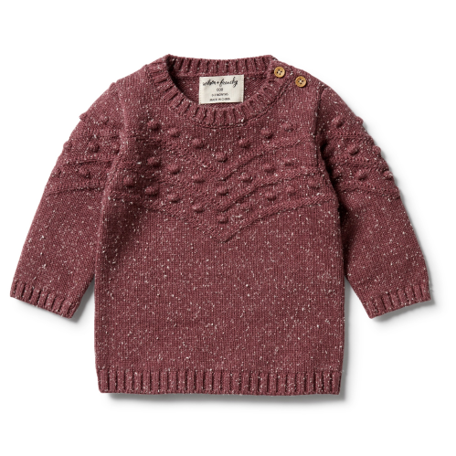 Wilson&Frenchy – Knitted Bauble Jumper – Wild Ginger