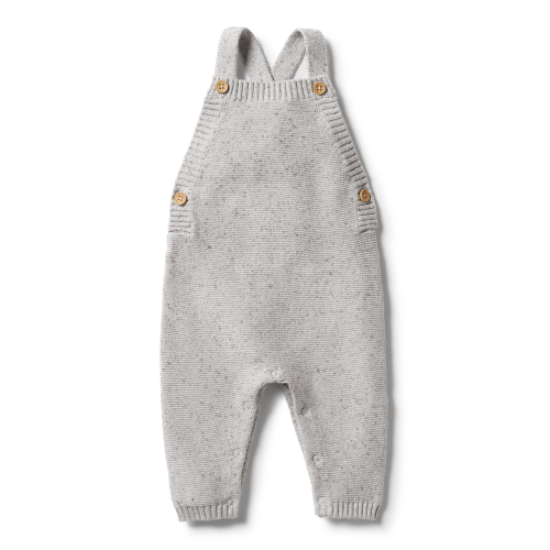 Wilson&Frenchy – Knitted Overalls – Glacier Grey Fleck