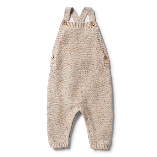 Wilson&Frenchy – Knitted Overall – Oatmeal Fleck