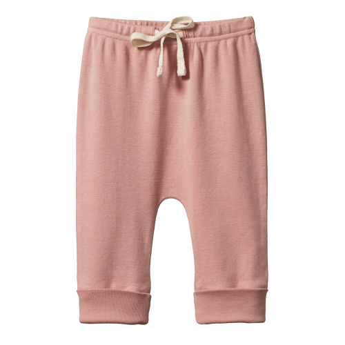 Nature Baby – Drawstring Pants – Pink Tulip