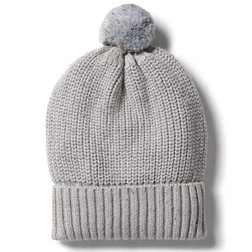 Wilson&Frenchy – Knitted Hat – Glacier Grey Fleck