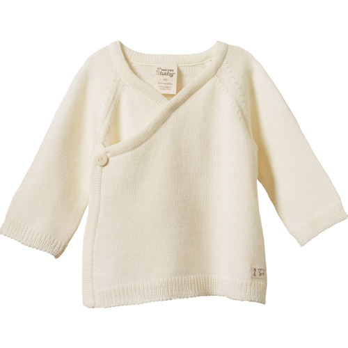 Nature Baby – Merino Knit Kimono Jacket – Natural