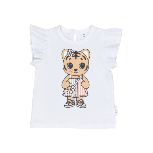 HUX – Flower Tigress Frill T-Shirt