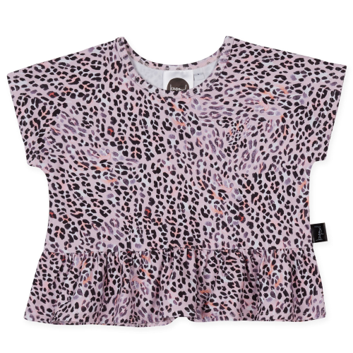 KAPOW – Leopardess Peplum T-Shirt