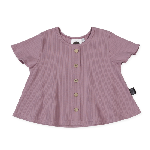 KAPOW – Lilac Rib Swing T-Shirt