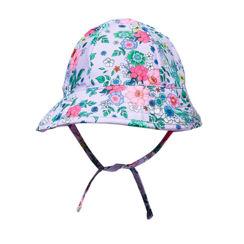 Milky – Lilac Floral Swim Hat
