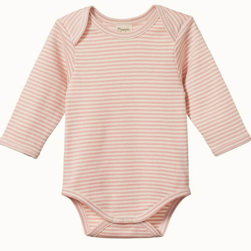 Nature Baby – Long Sleeve Body Suit – Lily Stripe