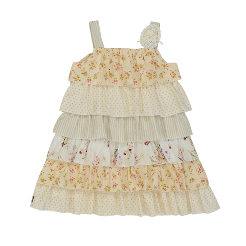 Arthur Ave – Vanilla Layered Dress