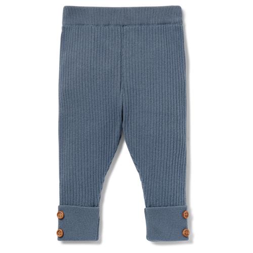 Aster & Oak – Navy Rib Knit Legging – Funky Kidz Wear