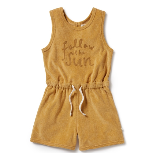 Wilson and Frenchy – Follow the Sun Organic Terry Playsuit (WF23)