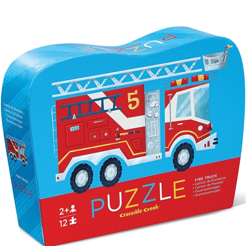 Crocodile Creek – Mini Puzzle – 12pc – Fire Truck