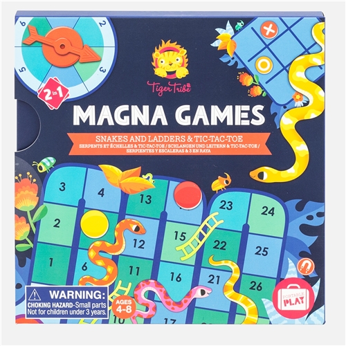 Tiger Tribe – Magna Games – Snakes & Ladders TIC-TAC-TOE